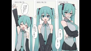 各种形态下的miku~~~