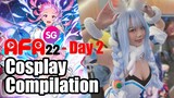Anime Festival Asia in Singapore - #AFASG22 Day 2 Part 2 [Cosplay Compilation]