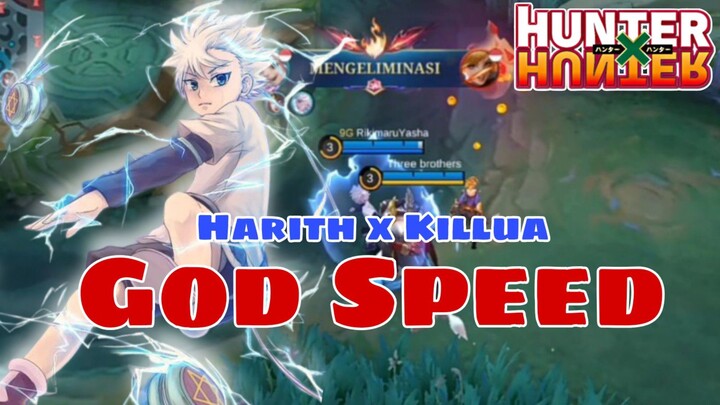 Review Skin Harith Kolaborasi HxH " Killua " yang punya efek petir, ga kalah sama JJKS🤫🤫