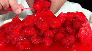 吃丹东特产冰冻草莓，听不一样的咀嚼音！
