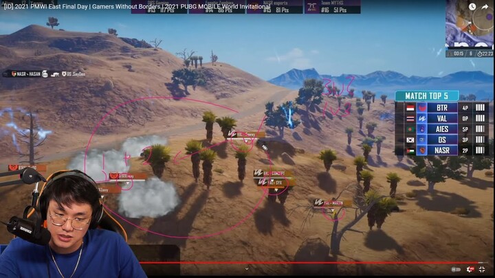 BEDAH FIGHT LAWAN VALDUS! MOMEN BTR MENUJU TOP 5 - PMWI DAY 4 MATCH 4
