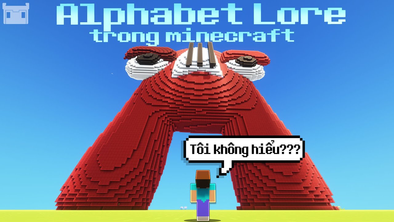 we made every mob into Alphabet Lore in minecraft in 2023