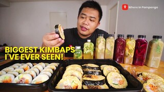 Biggest kimbaps I've ever seen