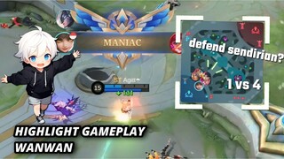 Highlight Gameplay wanwan 1 vs 4 let's go!