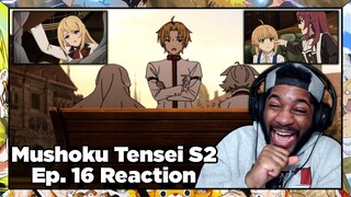 RUDY GETS A TASTE OF WHAT IT'S LIKE TO BE A PARENT!!! Mushoku Tensei Season 2 Episode 16 Reaction