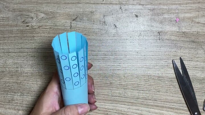 Cách cắt dán con bạch tuột  bằng giấy siêu đẹp / Đồ chơi  origami / Mĩ thuật sáng tạo