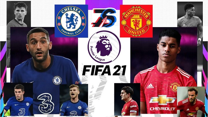 ชลซี🦁🔵 ปะทะ แมนยู😈🔴  | FIFA 21 | พรีเมียร์ลีก[นัดที่26]  | แหม