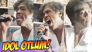 FUNNY VIDEOS PINOY KALOKOHAN [GRABE BUMIRIT SI IDOL OTLUM!] REACTION VIDEO #197