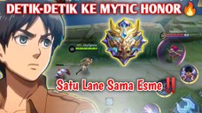 Menuju Mytical Honor Pake Erehh...‼️- Mobile Legends