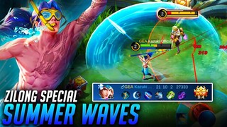 BEST COUNTER OF REVAMPED KIMMY | ZILONG SUMMER WAVES SKIN GAMEPLAY