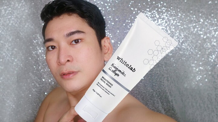 Whitelab Brightening Facial Wash | Niacinamide + Collagen | Review Skincare