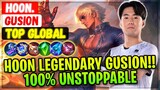 Hoon Legendary Gusion!! 100% Unstoppable [ Top Global Gusion ] Hoon. - Mobile Legends Gameplay Build