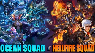 OCEAN SQUAD VS HELLFIRE SQUAD BO1 ! TEAM MANAKAH YANG AKAN MENJADI PEMENANGNYA? MOBILE LEGENDS