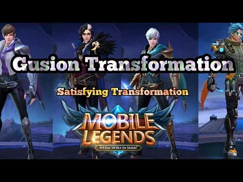 Gusion Skins Transformation l Mobile Legends