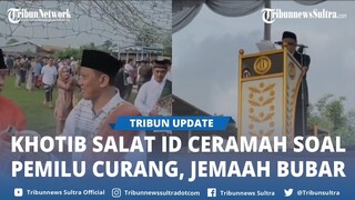 Detik detik Khotib Salat Id di Bantul Ceramah Soal Pemilu Curang, Jemaah Bubar, Ini Sosok Ustaznya