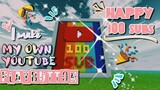 🎉 Happy 100 subs✨ I make my own YT playButton ▶️ in MINECRAFT + Surprise | The girl miner ⛏️
