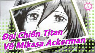 [Đại Chiến Titan Vẽ lại] Đôi cánh tự do / Mikasa Ackerman / Bút chì_5