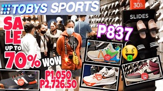 SALE na NAMAN DITO! LEGIT SHOES NIKE ADIDAS,SLIDE SALE DIN TOBYS SPORTS GATEWAY CUBAO up to 70%