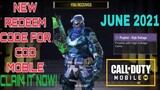 *June 2021* Call Of Duty Mobile New Redeem Code | Cod Mobile Redeem Code