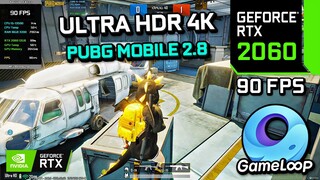 PUBG MOBILE 2.8 : RTX 2060 12GB + I5-13500 | TDM Hanger Mode ( 90 FPS 4K Ultra HDR Graphics )