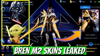 BREN ESPORTS M2 SKIN Lancelot BACKGROUND REVEALED | FREE 10 BATTLE EMOTES | MLBB