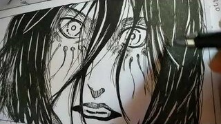 Attack On Titan Manga Panel (Re-Draw)