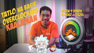 3 Basic Steps paano MAGOVERCLOCK ft R9 3950X 4.4Ghz 1.325V 60C+ & X570 Aorus Xtreme & 240MM AIO