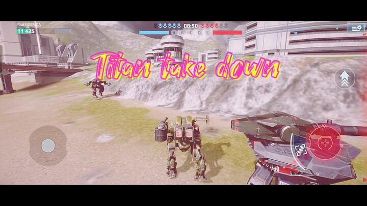 Titan harus take down.