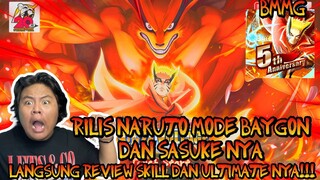 AKHIRNYA SUDAH RILIS NARUTO MODE BAYRON DAN SASUKE SPECIAL ANNIVERSY KE 5 NXB NINJA VOLTAGE REVIEW