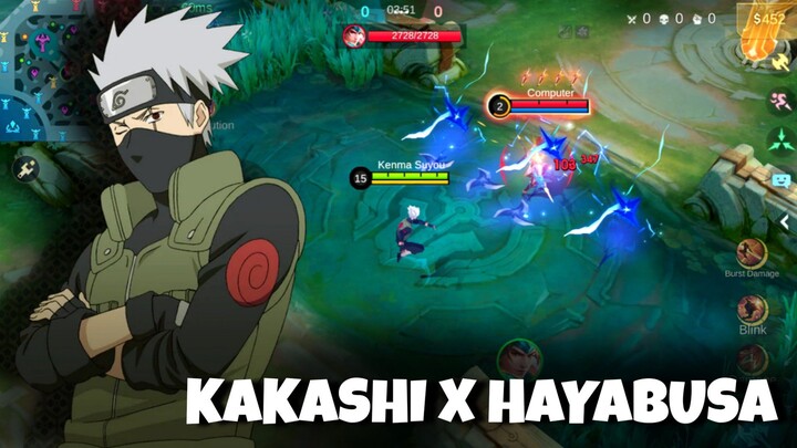 SIMULASI TAMPILAN SKIN KAKASHI X HAYABUSA 😱