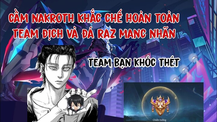 Long Yeager cầm Nakroth khiến team bạn phải khóc thét , cái kết cho việc đụng vào đệ Phat Yeager