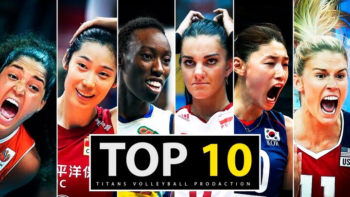 Top 10 Best Women's Volleyball Players  In The World ᴴᴰ