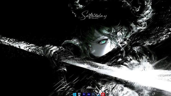 【Wallpaper Engine】วอลเปเปอร์ที่แนะนำในโทนขาวดำ