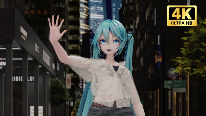 【4k竖屏/布料解算】嗯？miku的外套怎么突然消失了（ '▿ ' ）