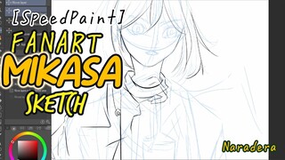 [timelapse] FANART - Mikasa disuruh nyari takjil Levi [Naradera]