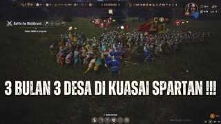 GOKS KUASAI 3 WILAYAH MUSUH FULL WAR !!! SPARTAN !!!! | MANOR LORDS #10