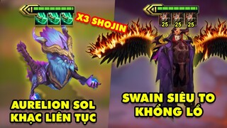 TOP khoảnh khắc điên rồ nhất Đấu Trường Chân Lý 139: Aurelion Sol X3 Shojin, Swain siêu to khổng lồ