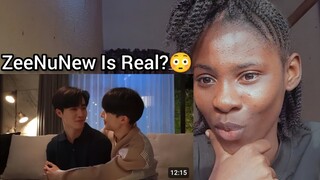 [ZeeNuNew Is Real?🤔] | Behind The Scenes | Reaction #zeenunew #zeepruk #nunew #cutiepie