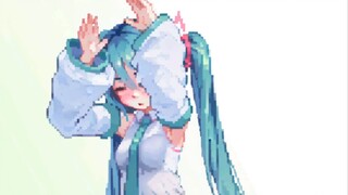 初音未来 像素摇