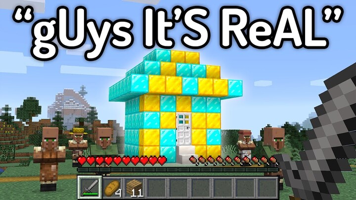 The Funniest FAKE Minecraft SPEEDRUNS Ever…