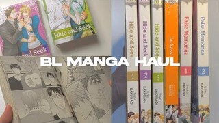 BL/Yaoi mini manga haul & unboxing ☁️