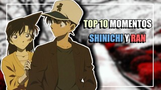 TOP 10 Mis momentos favoritos de Shinichi y Ran | @SherlockKudo