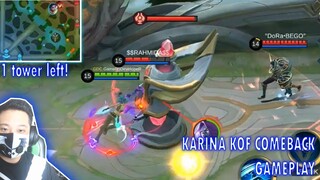 KoF Karina comeback gmplay wkwk