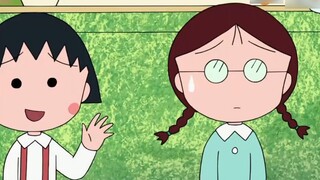 Chibi Maruko rides in the Hanawa family's camper! Enjoy the flowers while drinking juice with friend