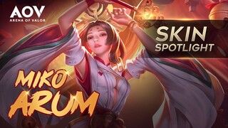 Recall nya Miko Arum keren banget! - Miko Arum Skin Spotlight - Garena AOV