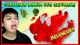 MELUNCUR !! ATUN & MOMON CHALLENGE MINUM JUS SAYURAN PAHIT !! Feat @MOOMOO Roblox Indonesia