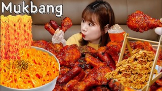 🍗자메이카소떡만나치킨+크림불닭🍜 자메이카와 소떡.. 왜 이제서야..😔 (ft.치즈볼, 비비큐수제맥주) BBQ MUKBANG ASMR EATINGSHOW REALSOUND 치킨 먹방