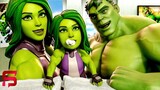 Hulk & She Hulk have a BABY & Start a FAMILY.. Fortnite Short Film