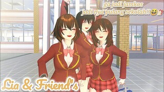 LIA AND FRIENDS || GA JADI JAMKOS || DRAMA SAKURA SCHOOL SIMULATOR