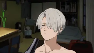 Victor Nikiforov's just drying his hair